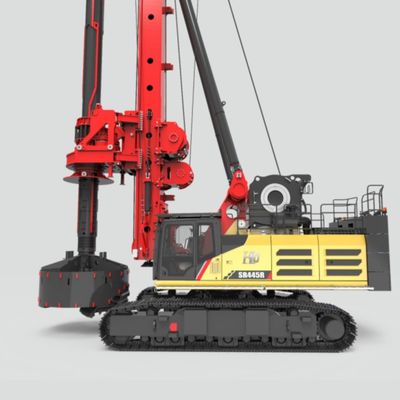 SR445R H10 İnşaat Kazık Makinesi Döner Sondaj Rig Hidrolik Döner Kazık Rig