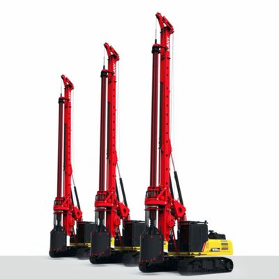 SR155 C10 İnşaat Kazık Makinası 44m Hidrolik Döner Delme
