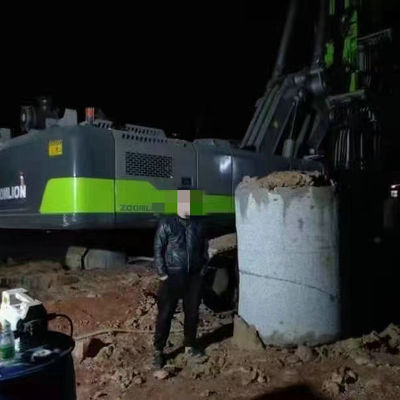 Kullanılmış ZR360L 360KN.M İnşaat Kazık Makinası 58m 65m Hidrolik Döner Sondaj