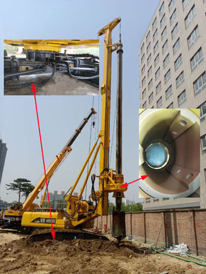 169KW Hidrolik Kazık Makinası FD188A 600mm 1600mm Hidrolik Kazık Makinası