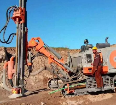 Hidrolik Döner Delikli Mini Kazık Rig Çakma Makinesi 90-140mm Dia