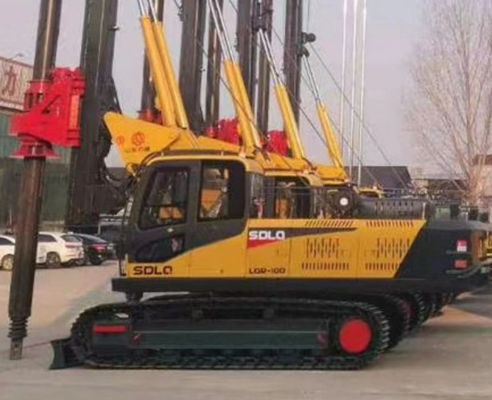 20m Paletli Döner Sondaj Rig Kazık Makinaları Üstü
