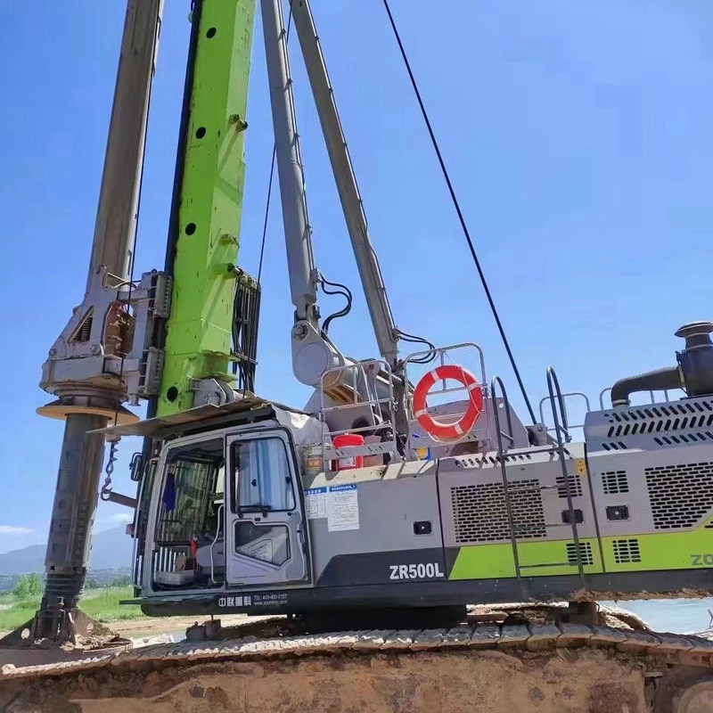 3000mm 3500mm Dia Hidrolik Kazık Rig Zr500l ZOOMLINE Fore Kazık Rig Kullanılmış
