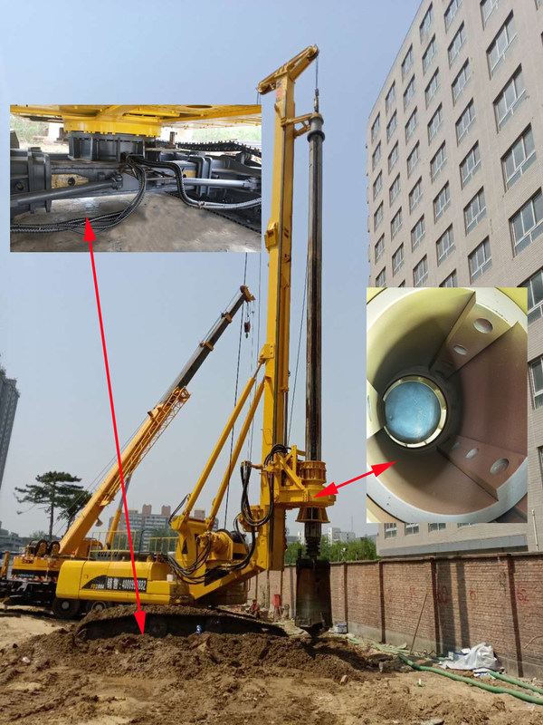 169KW Hidrolik Kazık Makinası FD188A 600mm 1600mm Hidrolik Kazık Makinası