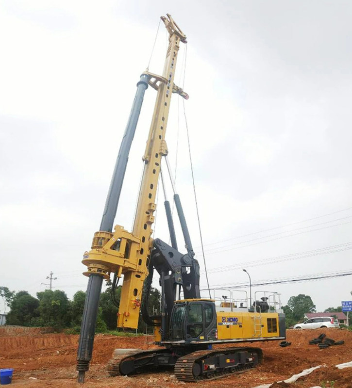 Xr280e Sondaj Kazık Temel Döner Matkap Rig Paletli Tip